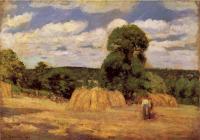 Pissarro, Camille - The Harvest at Montfoucault